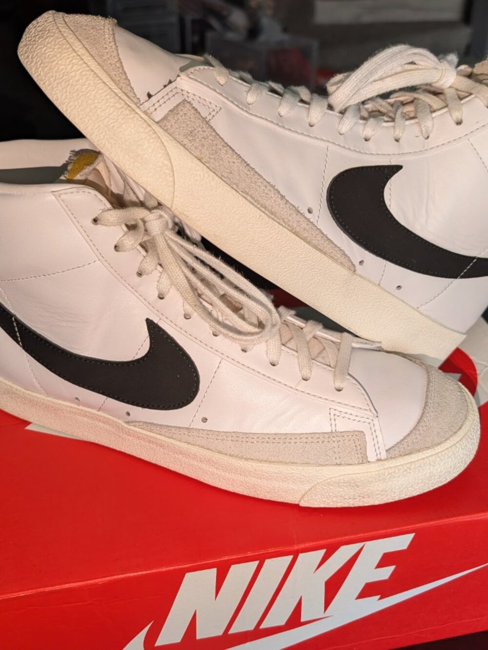 Nike Blazer Mid '77 Vintage – White/Black (Men's 11.5) - Picture 10 of 10